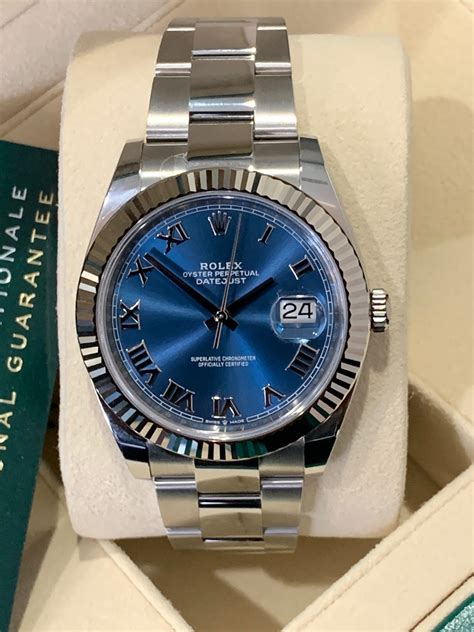 rolex watches with blue dial|rolex 41mm datejust blue dial.